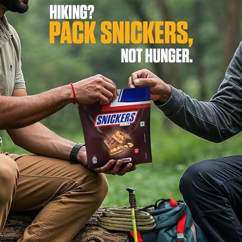 Image of Snickers Nougat & Caramel Miniatures Filled Bar Chocolate Pack,138 gm