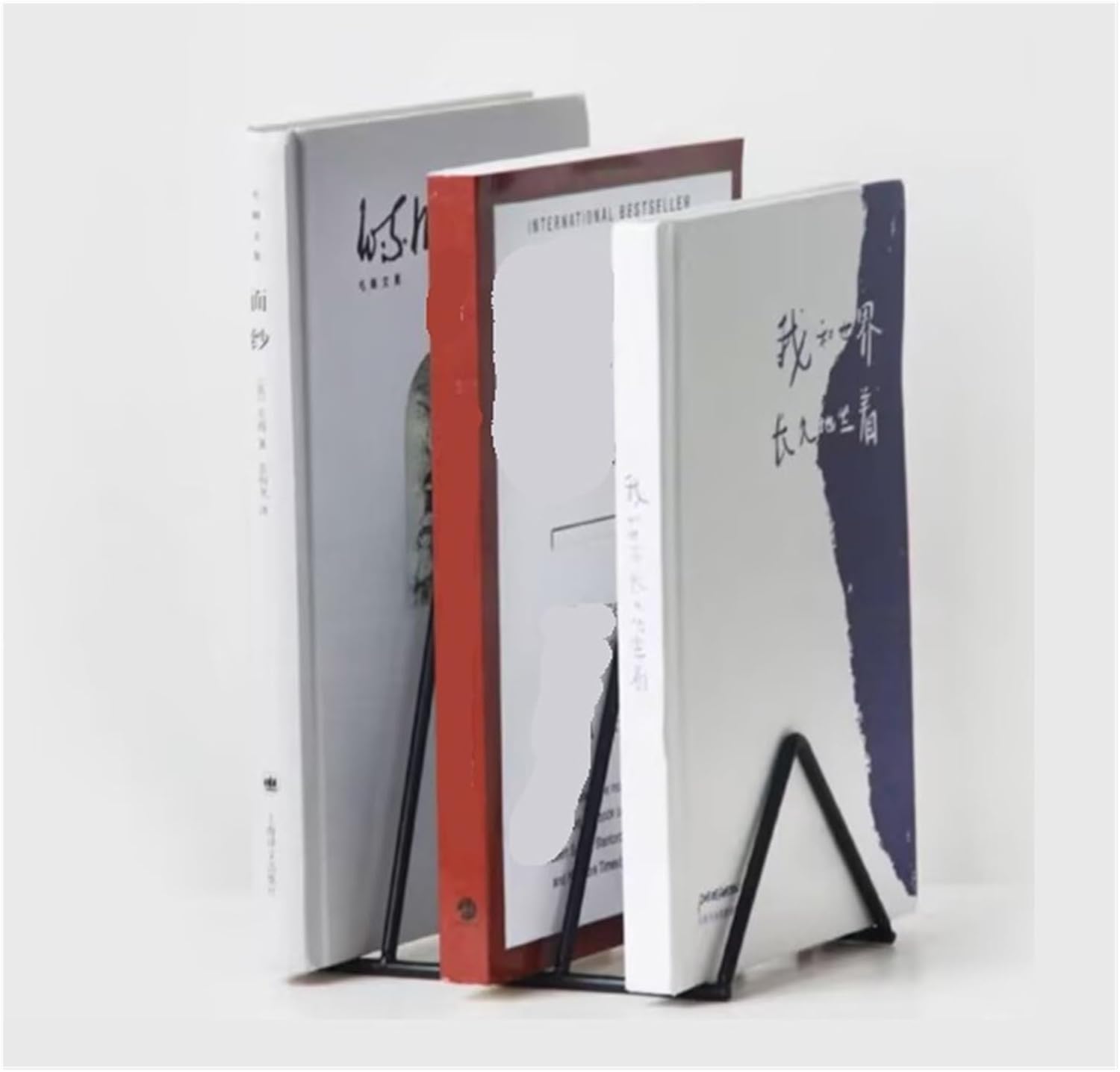 Stepped-Type Iron Triangle Magazine Holde Desktop magazine holder image 4