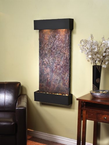 Adagio Water Features Whispering Creek Fountain - Blackened Copper - Choose Options