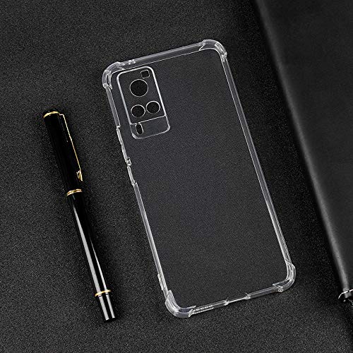 Image of REALCASE Back Cover for Vivo V20 (TPU|Transparent )