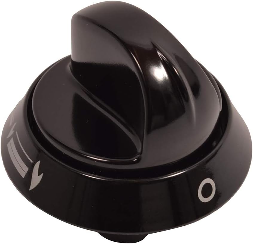 sparefixd Black Hob Gas Control Knob Dial for Cannon Henley Cooker