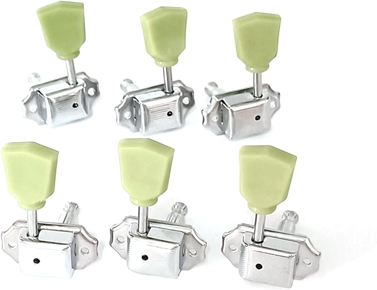 Irfora 6pcs OpenStyle Guitar Tuning Keys String Tuning Pegs Vintage