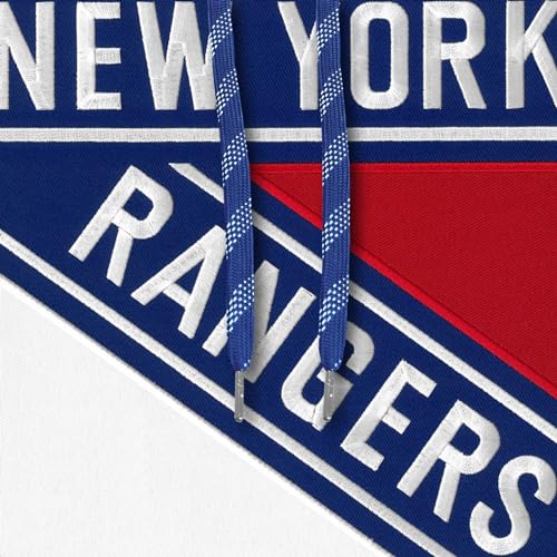 Bulletin New York Rangers NHL Express Twill Logo Hoodie - Royal - 3X-Large - Image 3