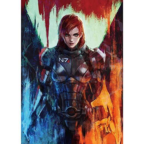Milook Mass A Effect Game Poster 9 Pieces Mass A Effect Vedio Game Posters For Gamer Room Boys Room Playroom Decor Fashion Video Game Wall Art Decor 10”X14” Unframed #TOP6