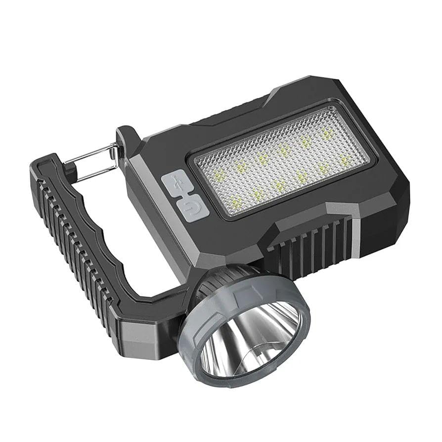 TRGVibe “1-Pack Solar Powered Flashlight – Portable Rechargeable LED Emergency Light, Multi-Function Bright Camping Flashlight for Home, Outdoor Hiking & Power Outages”-image-42