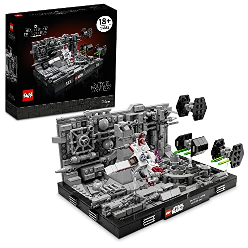 LEGO Star Wars Todesstern TrenchRun Diorama 75329 Bauset für Erwachsene; Ziegelbau-Sammelstück zum Ausstellen (665 Teile…