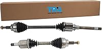 Vista 100 de TRQ Juego de conjunto de eje de transmisión CV delantero para conductor y pasajero, 2 piezas, compatible con Ford Explorer 4WD 95-01, Explorer AWD