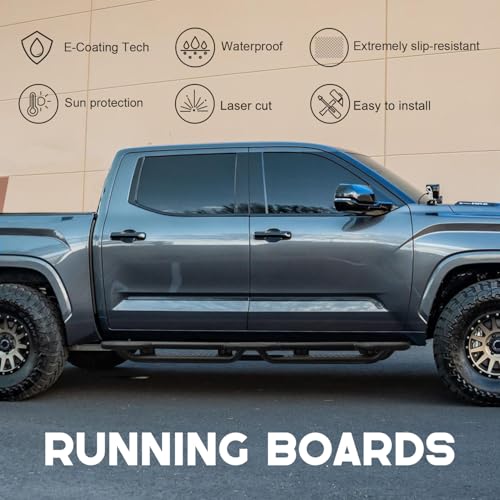 Estribos laterales Running Boards para Toyola Tundra 2022-2026 miniatura 6