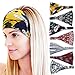 Produktbild Sethain Boho Stirnband Blumendruck Baumwolle Dehnbarer Headwrap Yoga Haarband 7er Pack Für Frauen und Mädchen