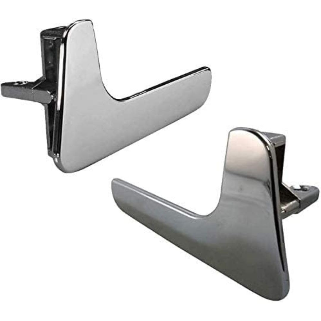 Poignée De Porte Intérieure Chromée Pour Seat Ibiza 2009-2017 - Compatible 6J1837113A - Conducteur Avant Gauche
