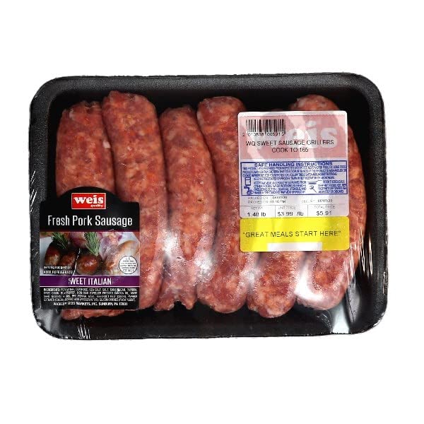 Weis Quality, Sweet Italian Sausage Links Sweet Italian