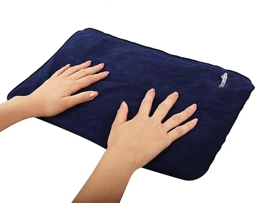 Miniatura 7 de plplaaoo Almohada de camping, almohada inflable de PVC, almohada plegable para mochileros, almohada de campamento lavable, almohada de viaje