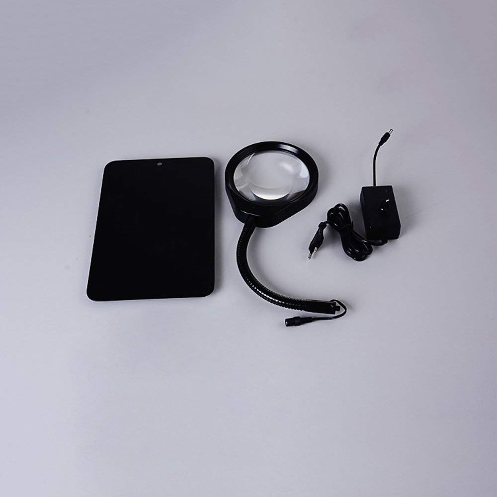Lámpara de Escritorio con Lupa Sn, Lupa HD con luz LED, Doble Comodidad.