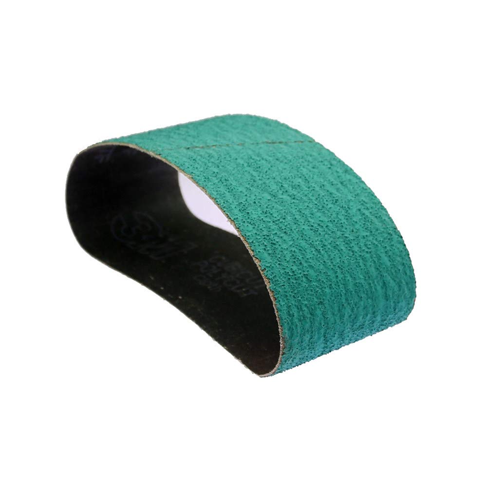 6 pezzi 75 * 457 mm Zirconia Allumina 577F 40# 60# 80# Nastro abrasivo per molatura di metalli duri, assortiti