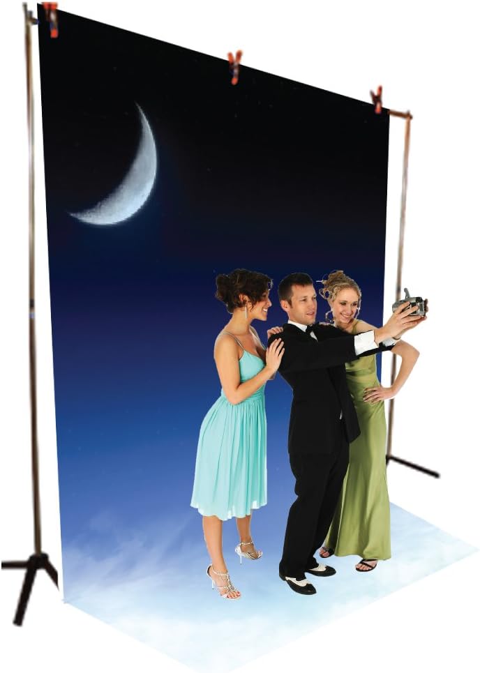 VictoryStore Yard Sign Outdoor Lawn Decorations: Photo Backdrop - Night Sky - 8’ x 10’ Vinyl Banner.