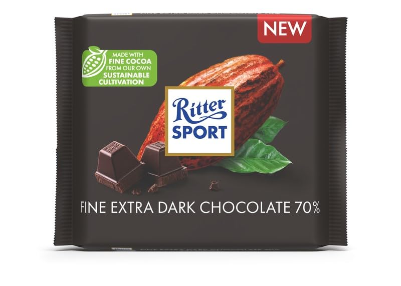 Ritter Sport Fine Extra Dark 70% Chocolate 100g