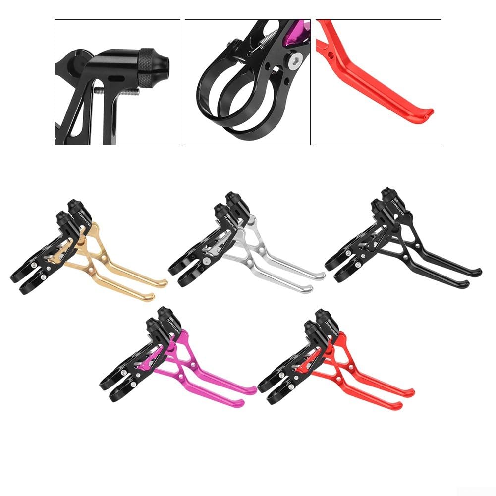 Yhenlovtt Leve freno ultraleggere, in lega di alluminio, CNC, 22,2 mm, supporto per bici da strada pieghevole, coppia leggera (per champagne)