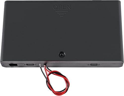 Miniatura 5 de 2 unidades 8 x AA caja de soporte de batería 8 x 12 V AA caja de almacenamiento de batería caja contenedor de batería con cubierta interruptor de