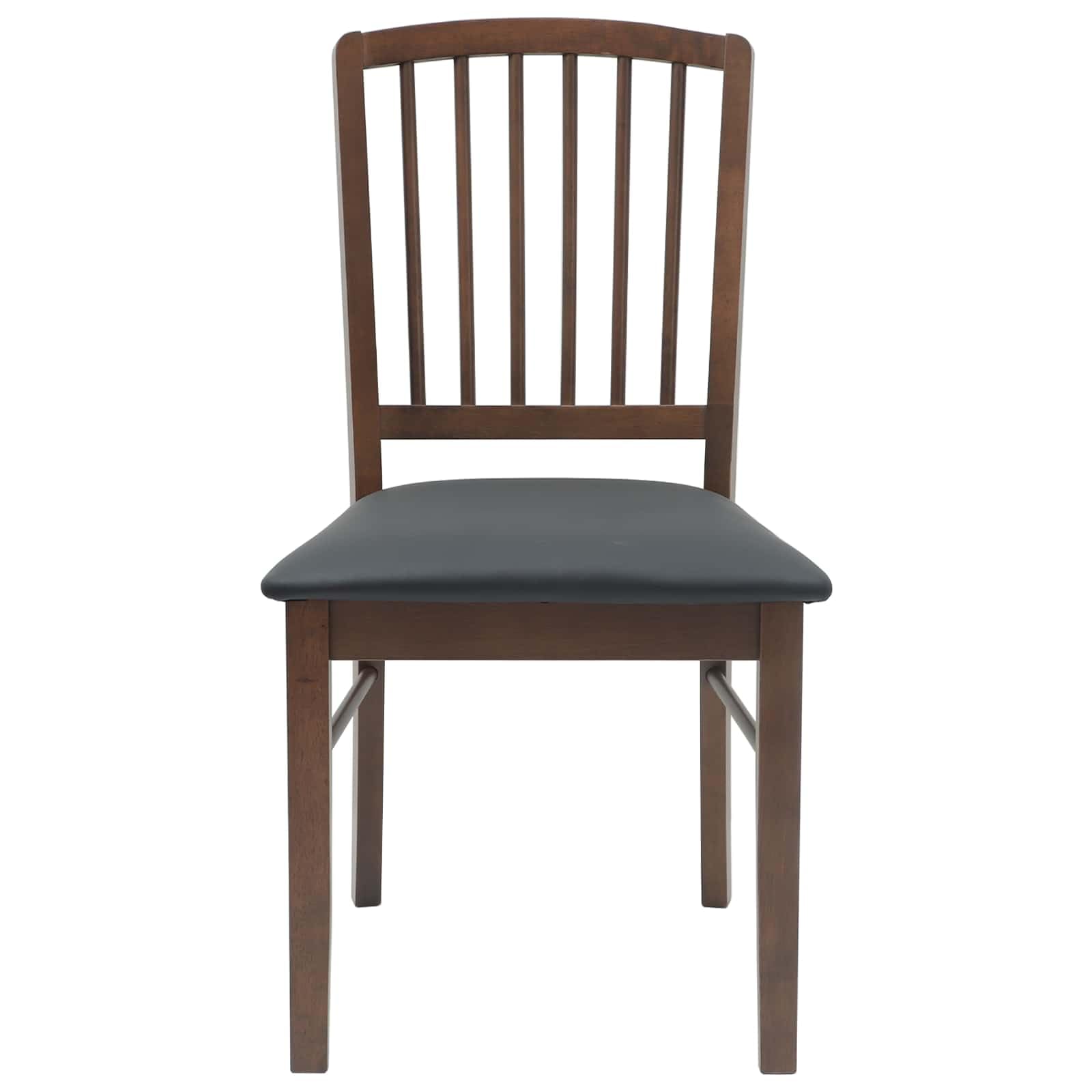 Chaises de Salle à Manger 2 pc Bois de Caoutchouc Massif