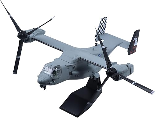 Miniatura 1 de V-22 Avión Osprey Metal Fighter Modelo Militar 172 Modelos de avión fundido a troquel