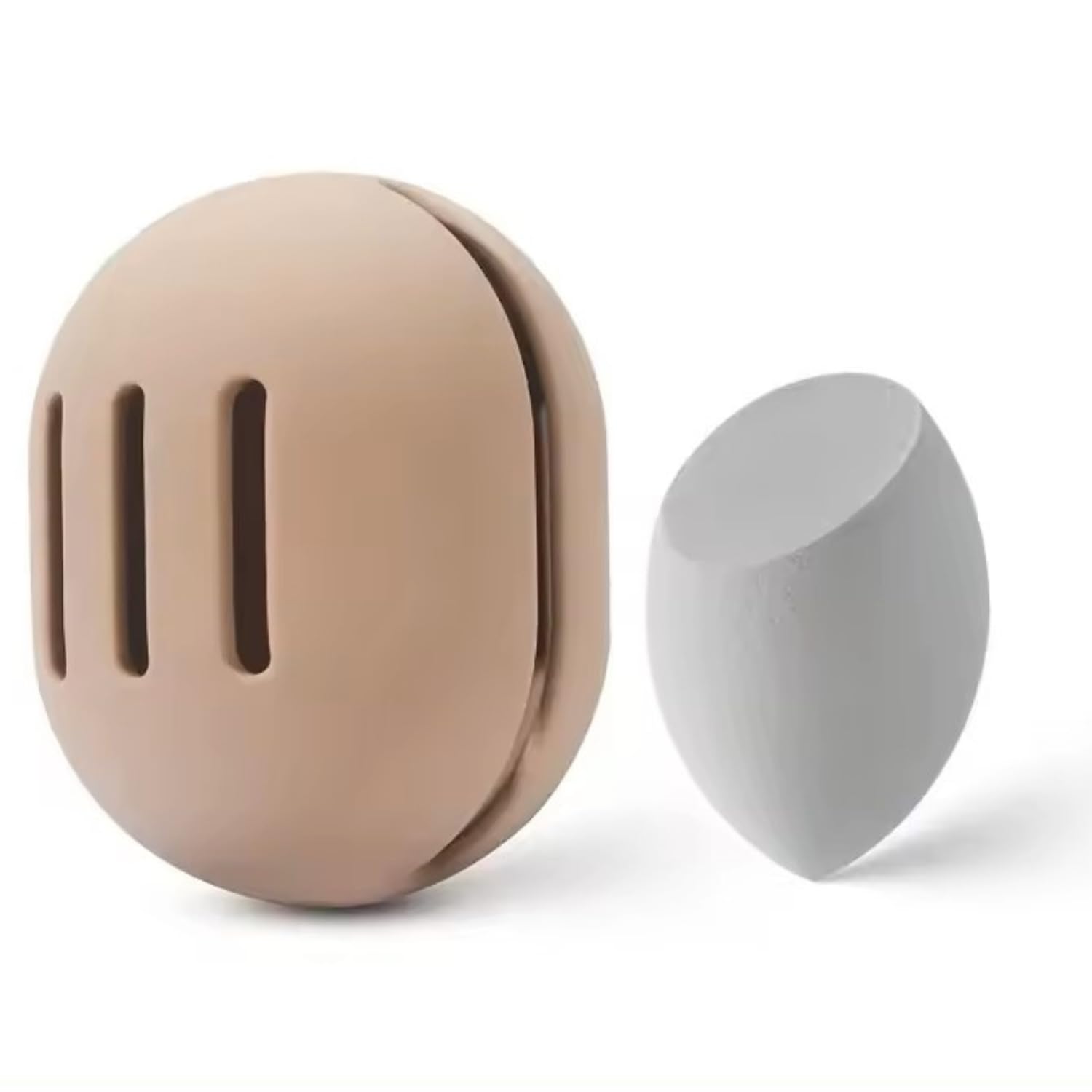 GMHOME,Beauty Blender Case,Soporte y Esponja De Maquillaje,Estuche de Viaje y Esponja de Maquillaje Suave Reutilizable Lavable Silicona,Soporte de Esponja Belleza de Maquillaje Esponjas De Mujer,Suave