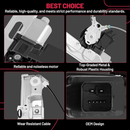 Image of BDFHYK 751-600 Power Window Regulator with Motor Front Left for 2011-2014 F-150 Lincoln Mark LT 2011 2012 2013 2014 11 12 13 14