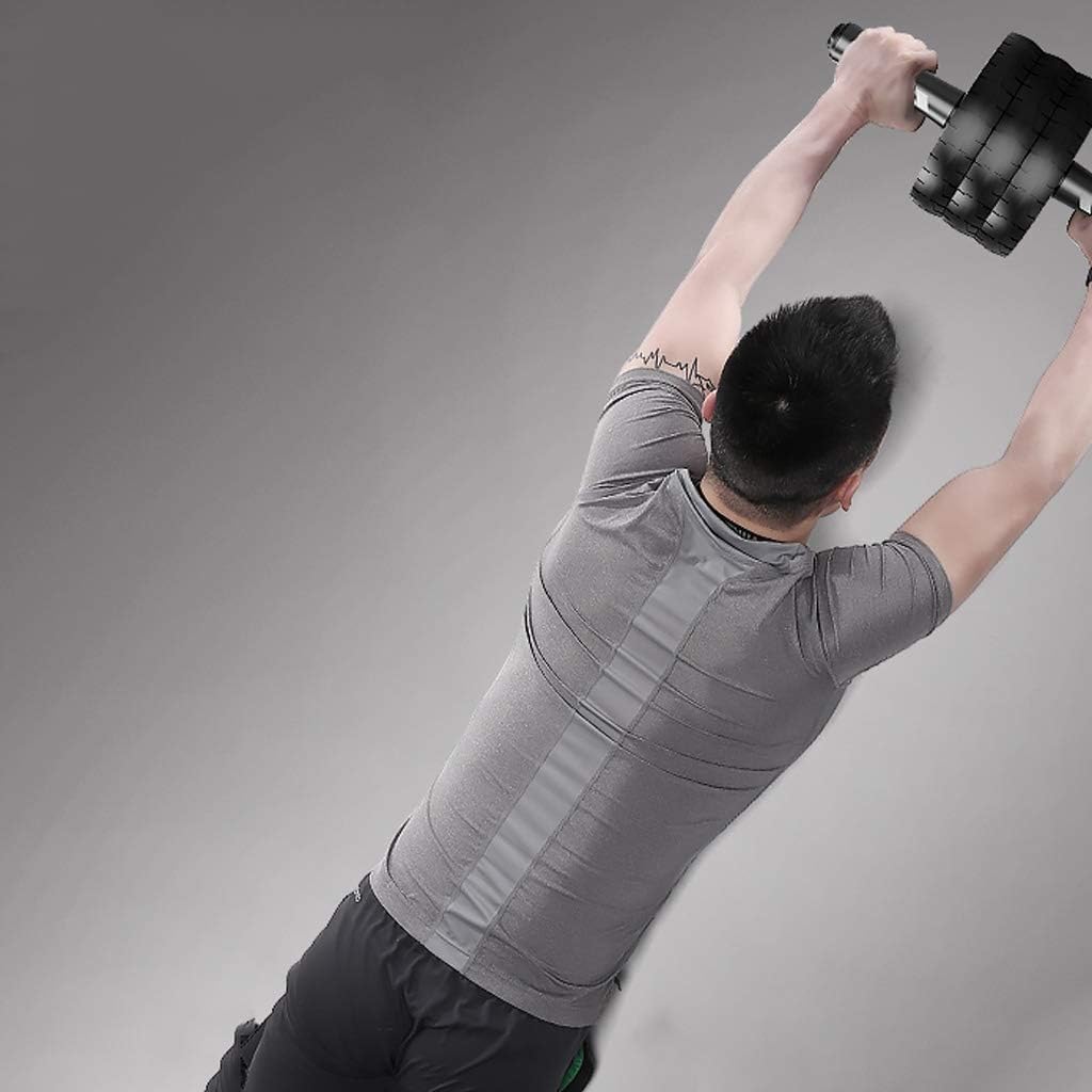 Home Gym Core Workout Roller Wheel Abdominal Exercise Training Fitness Equipment with Anti Slip Grips Wheels