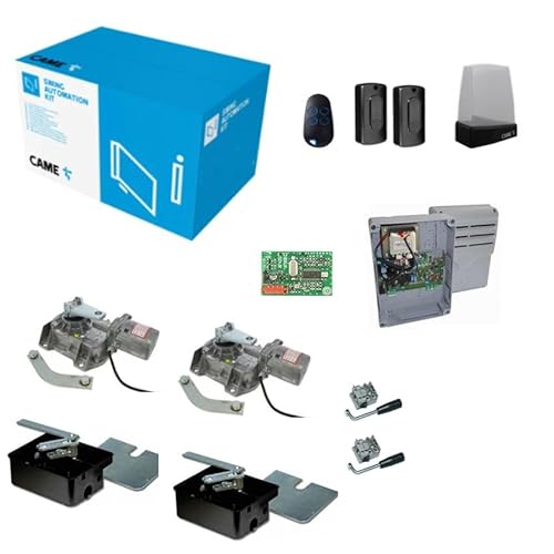 KIT CANCELLO BATTENTE 2 ANTE 3,5MT CAME FROG-A - 230 V AC U1901ML AUTOMAZIONI