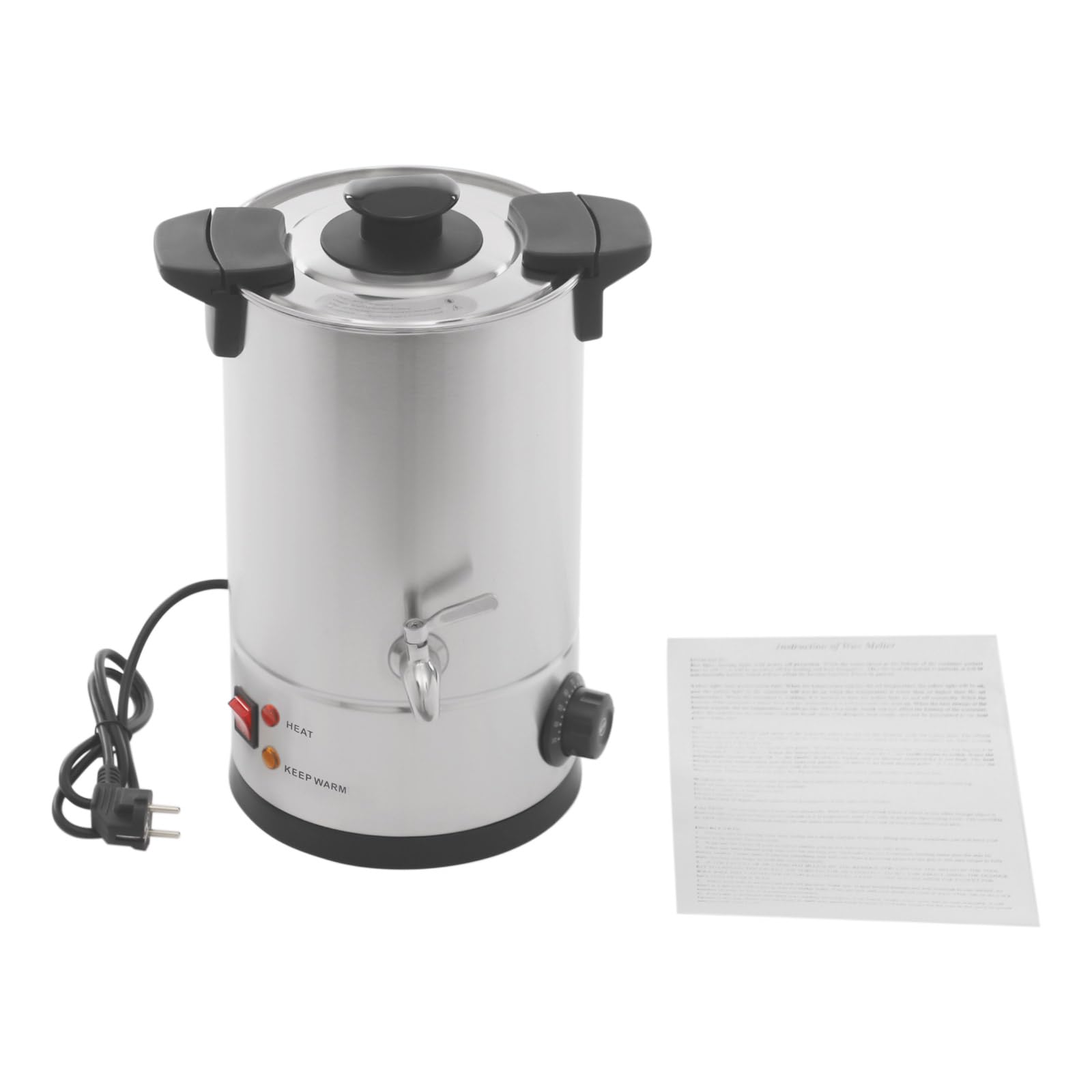 Elektryczny garnek do topienia wosku, z regulacją temperatury (86-230°F), 1800 W, do produkcji świec zapachowych