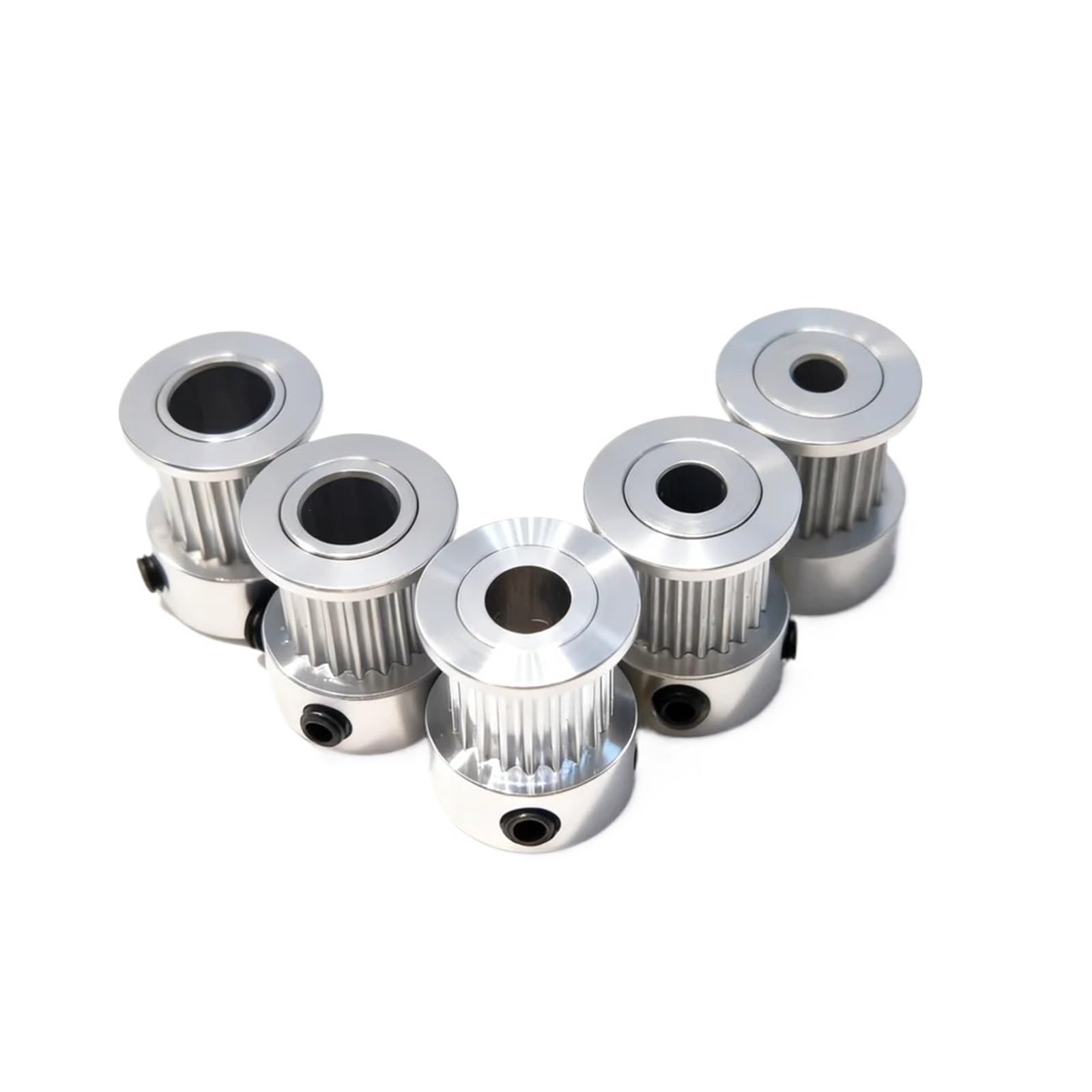 Polea dentada tipo K con 20 dientes 2GT y diámetro interno de 6mm para guiado síncrono 4