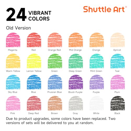 Image of Shuttle Art Crayons Bulk Set - 40 Boxes of 24 Assorted Colors, 960 Count Durable & Non-Toxic Teacher-Quality Crayons, School Supplies bulk For Family Class Party Favors