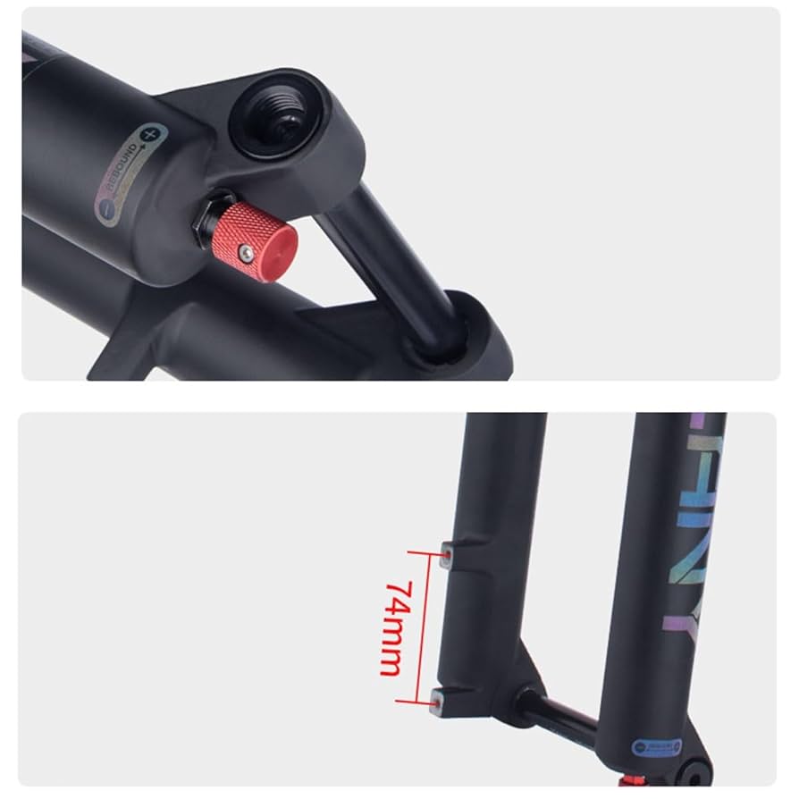 Forcella Pneumatica MTB 27.5er 29 Pollici QR Quick Release 100*9mm Mountain Bike Forcella Olio E Gas Forcella Colorata Per Bicicletta