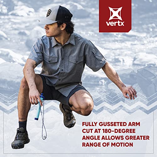 Vertx Recce Technical Short Sleeve Tactical Shirts for Men, CCW, EDC Shirt Outdoor, Overlanding, Hiking, Adventure 5