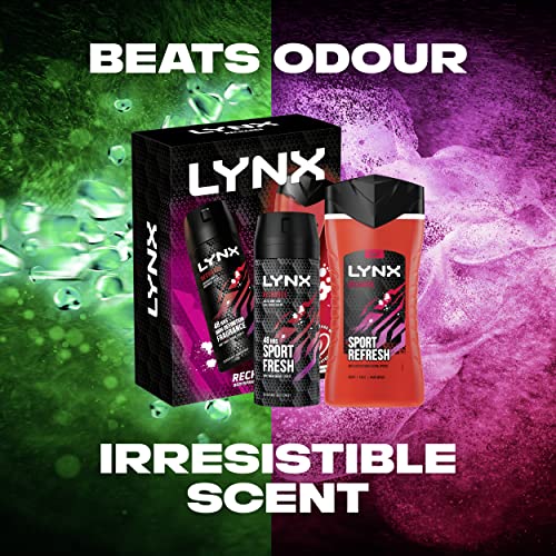 LYNX Recharge Duo bodywash & body spray perfect for his daily routine, 2 piece Gift Set for him - Image 4