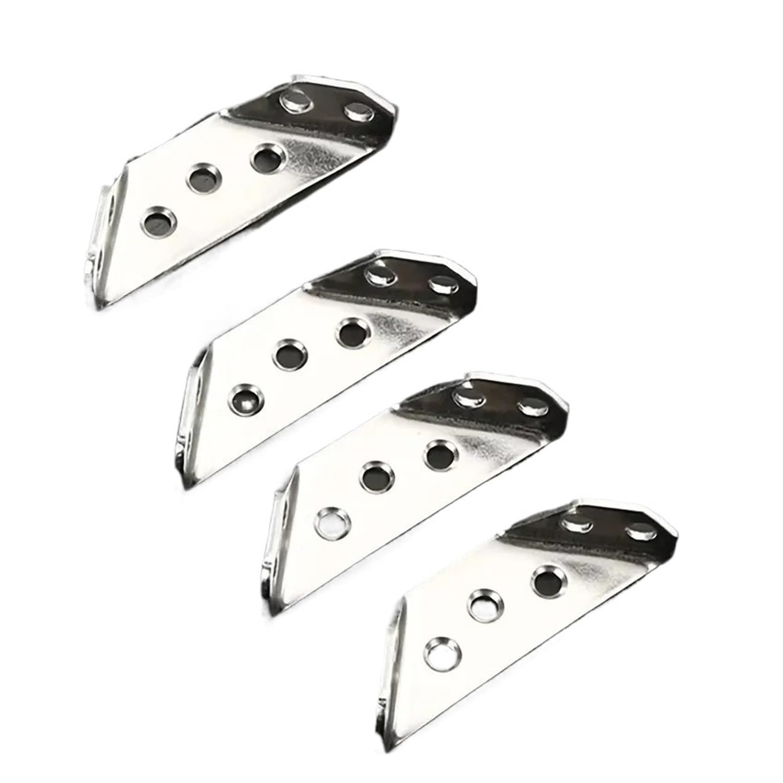 Staffe angolari a 90° in acciaio inossidabile rinforzato | 10 o 20 pezzi, supporti di sostegno for collegamento mobili(10PCS)