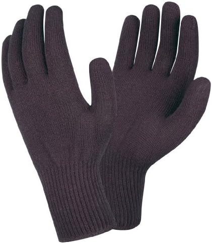 Black Acrylic/Spandex Machine Knit Liner Gloves