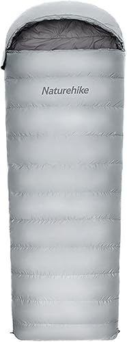 Naturehike Saco de dormir ultraligero de plumón y algodón 670FP, 37.4 3-4 estaciones, impermeable, agradable a la piel, para adultos, interior y