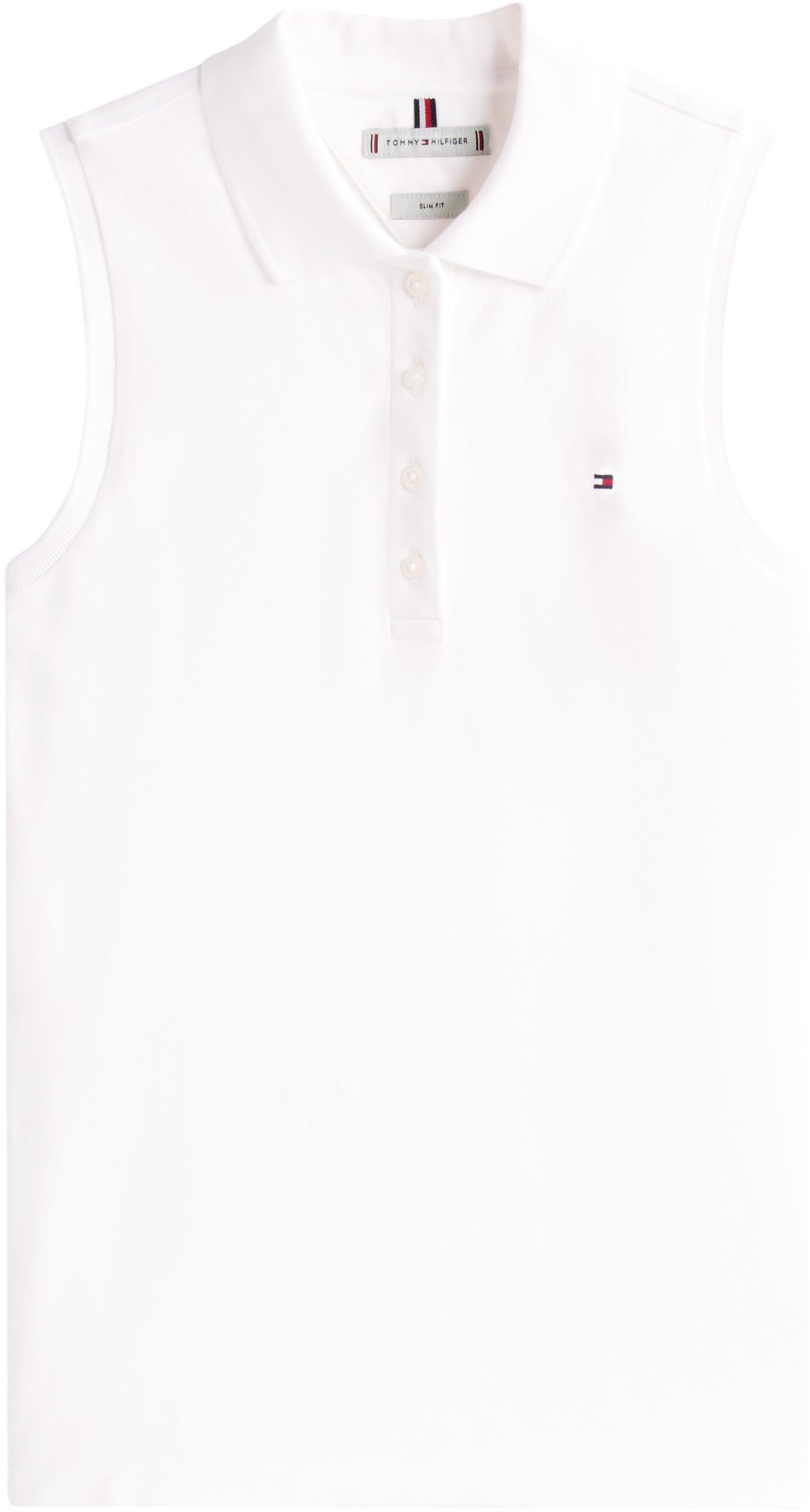 Tommy Hilfiger Polo de Manga Corta Mujer 1985 Slim Fit