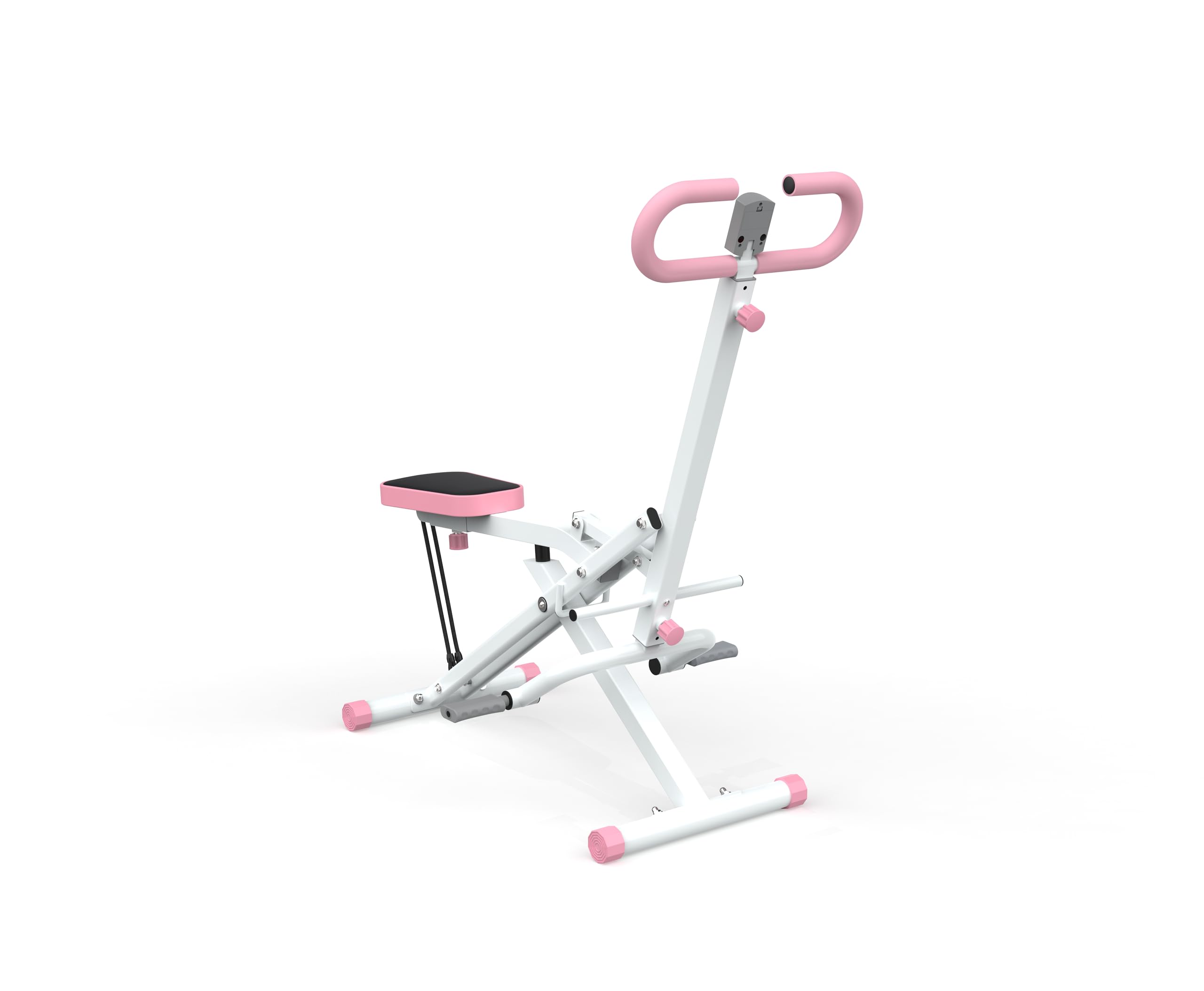 Squat Machine for Home, Assist Trainer for Glutes Workout Foldable with Resistance Bands, for Botty Glutes Butt Thighs, Ab Back/Leg Press Hip Thrust for Home Gym Fitness