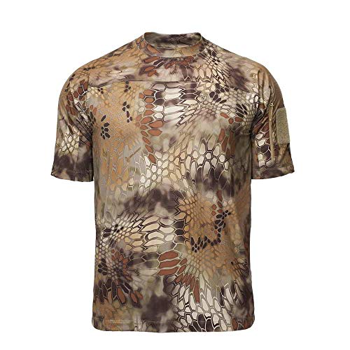 Kryptek Men's Standard Valhalla Short Sleeve Crew, Highlander, XL Kryptek Men's Standard Valhalla Short Sleeve Crew, Highlander, XL