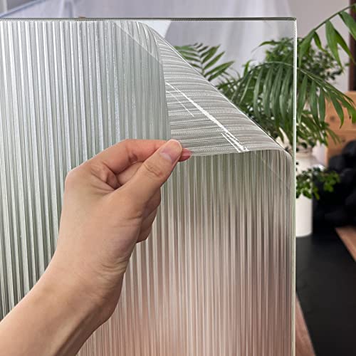 Image of CottonColors Window Film, Blindfold Sheet, Repositionable Window Glass Film, UV Protection, 35.4 x 78.7 inches (90 x 200 cm), No Glue 3D Privacy Glass Film, DIY Stained Glass 060