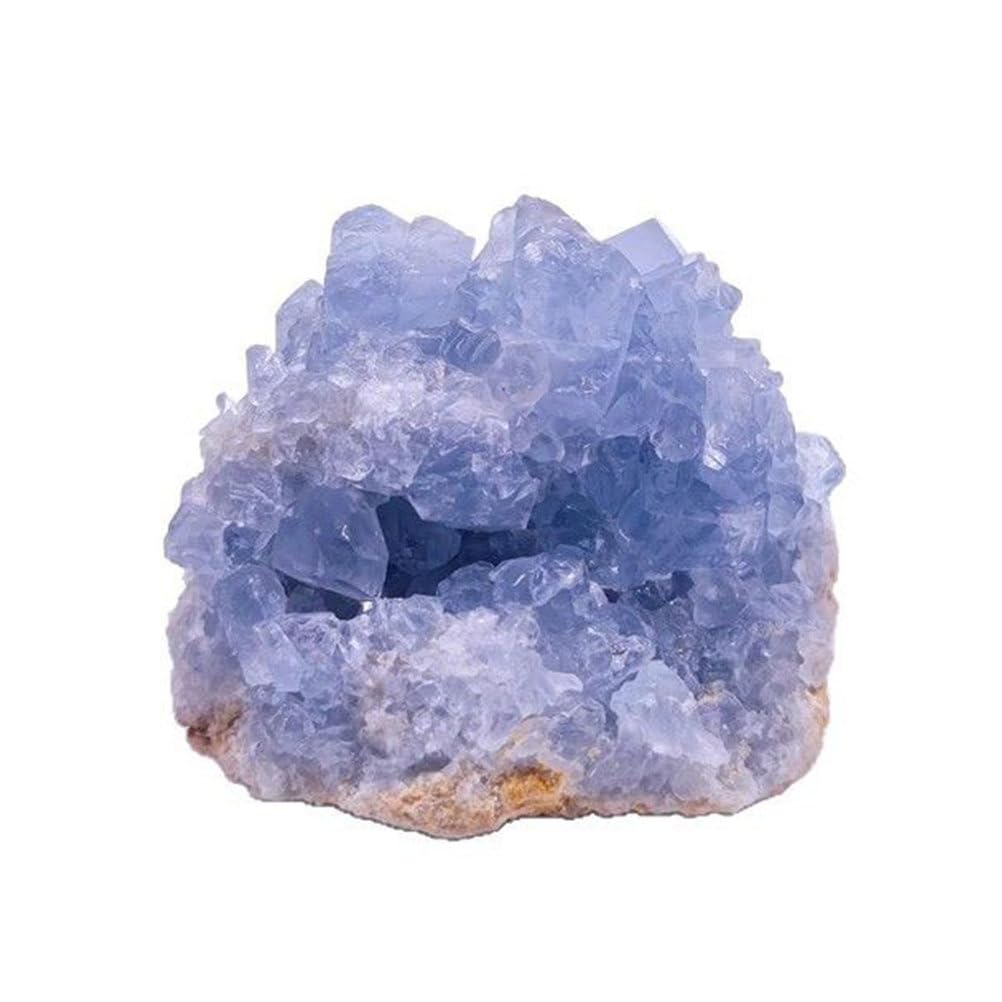 ITCLEYMDZV Crystal Kyanite Cluster, Celestite Raw Geode Stone, Crystals Druzy for Home Decor,50~100g