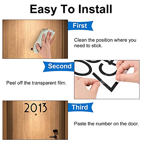 INCREWAY 5 adesivi per numero di cassette postali