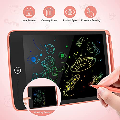 Tecjoe EP0585C 2 Pack Lcd Writing Tablet With Fridge Magnets, Writing Board Doodle Board thumb #3