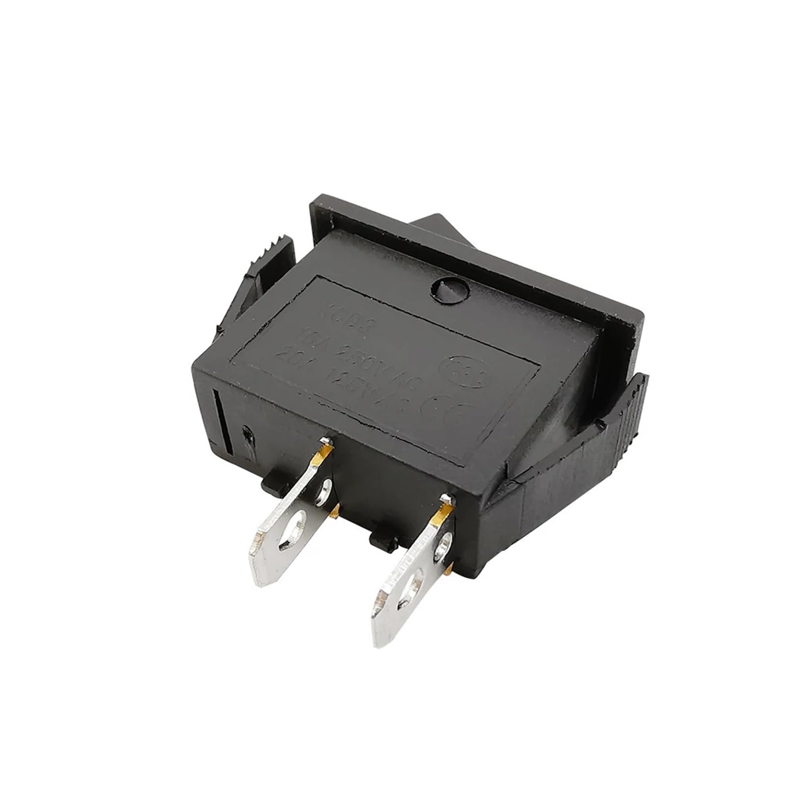 CYVXCPPGI 10Pcs KCD-3 ON-Off Rocker Switch 16A 250V/20A 125V AC Push Button Boat 2Pin Boat Switch Electrical Equipment Light Switches