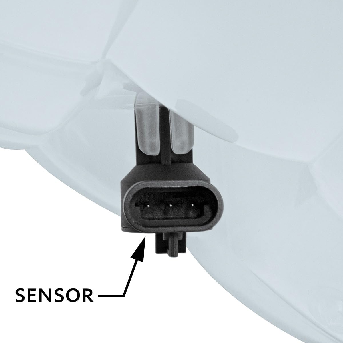 United Pacific 26007 Pressurized Coolant Reservoir & Coolant Level Sensor for 2008-2022 Peterbilt 389 & Kenworth W900, Direct Replacement – ONE Unit