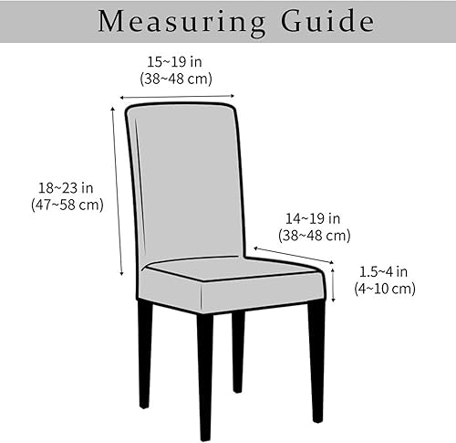 Miniatura 7 de Lifup Juego de 2 fundas de terciopelo para sillas de comedor, elásticas, suaves, lavables, para el hogar, hotel, banquete, color rojo, 2 unidades