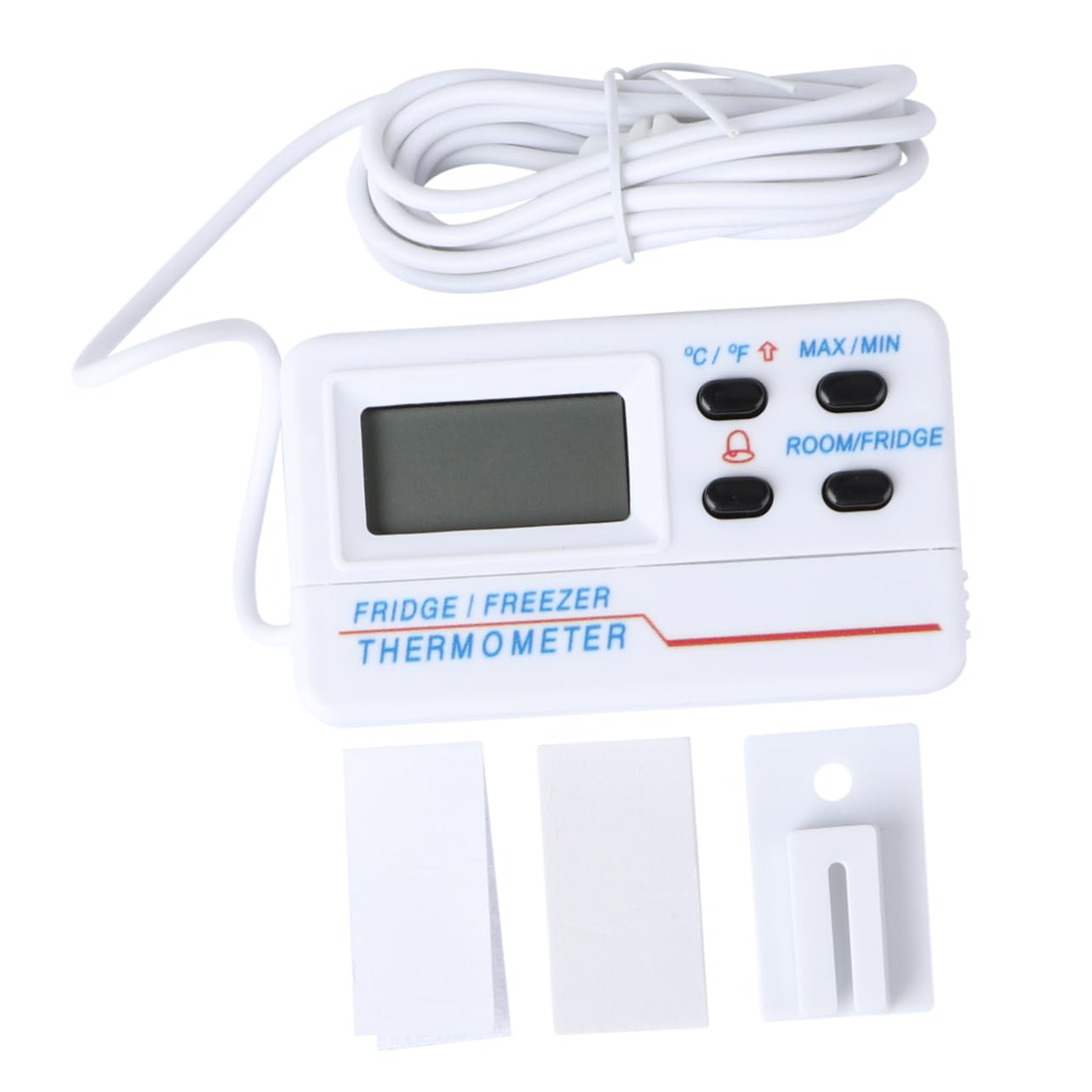 COLLBATH 3 Pz allarme di alta e bassa temperatura termometro frigorifero termometro per frigorifero termometri termometro esterno termometro digitale termometro ed esterno bianca