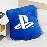 Zoom IMG-1 paladone playstation coperta con cuscino Zoom IMG-1 paladone playstation coperta con cuscino