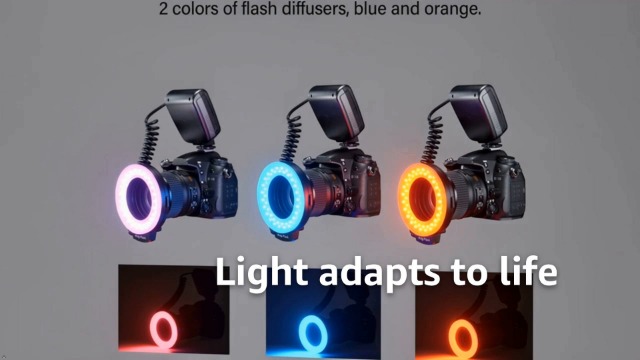 LED 60 Macro LED Ring Light für Makrofotografie